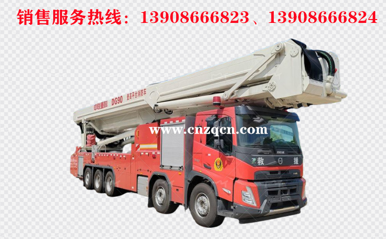沃爾沃volvo五軸登高平臺(tái)消防車