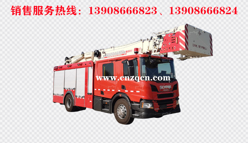 斯堪尼亞scania單橋登高平臺(tái)消防車